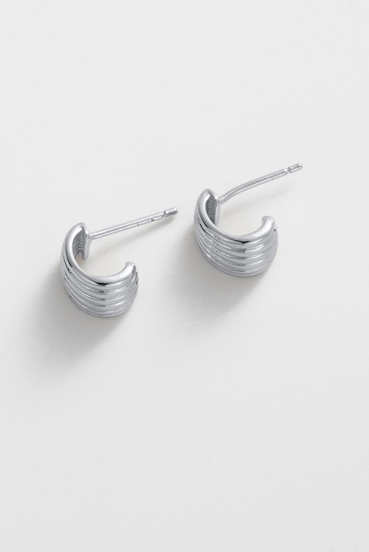 Silver Sasha Hoop - Small / Silver — Zafino Australia (2 of 4)