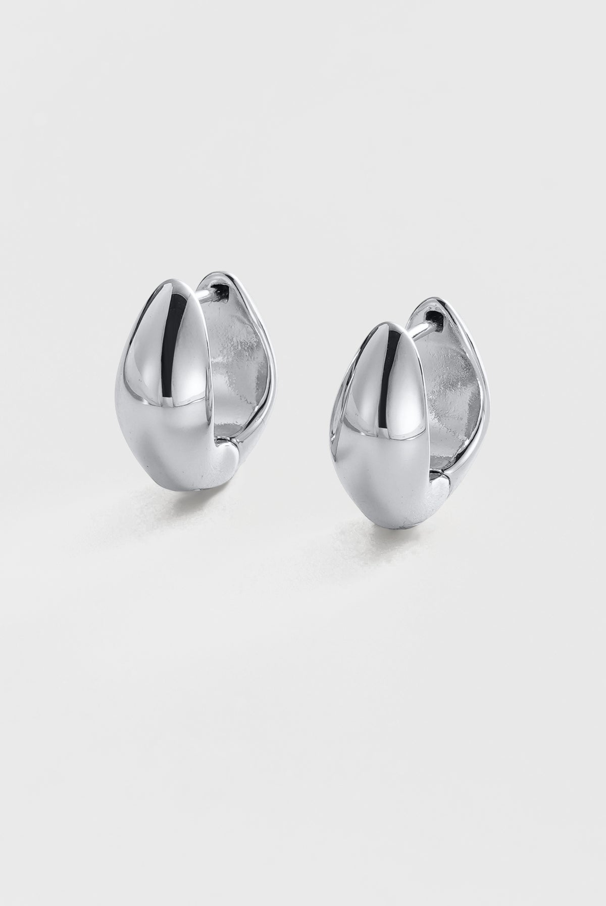 Silver Margot Hoop — Zafino Australia (1 of 4)