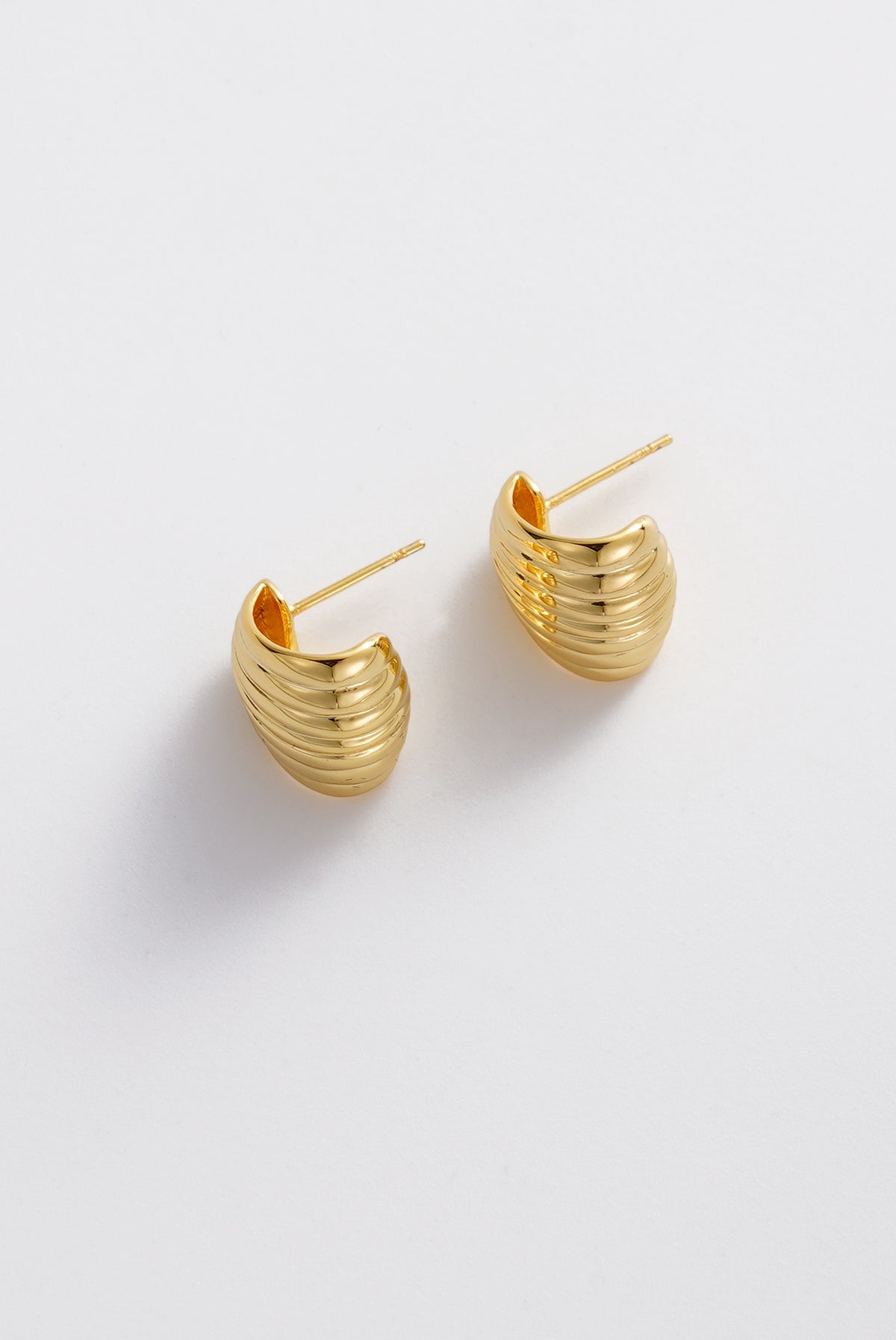 Gold Sasha Hoop - Medium / Gold — Zafino Australia (3 of 6)