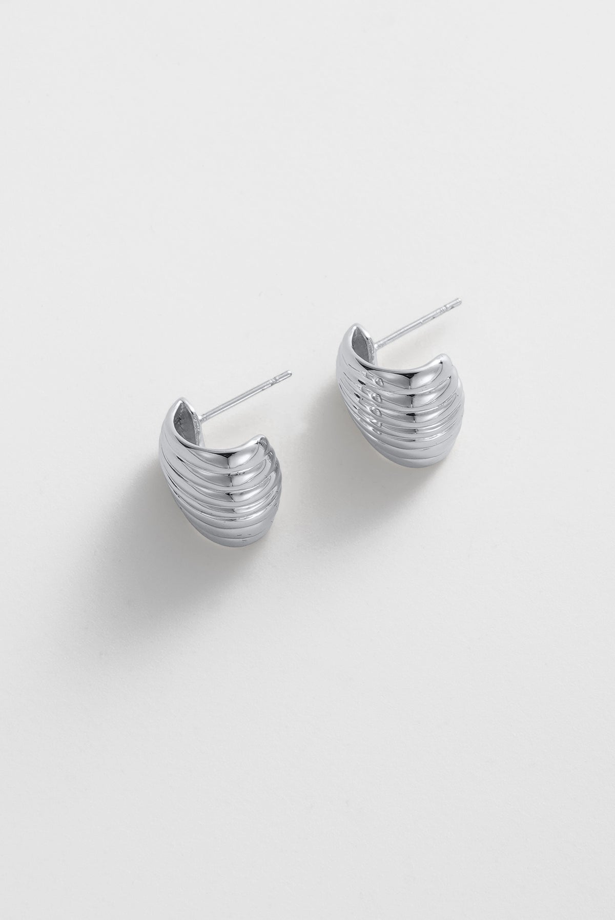Silver Sasha Hoop - Medium / Silver — Zafino Australia (3 of 6)