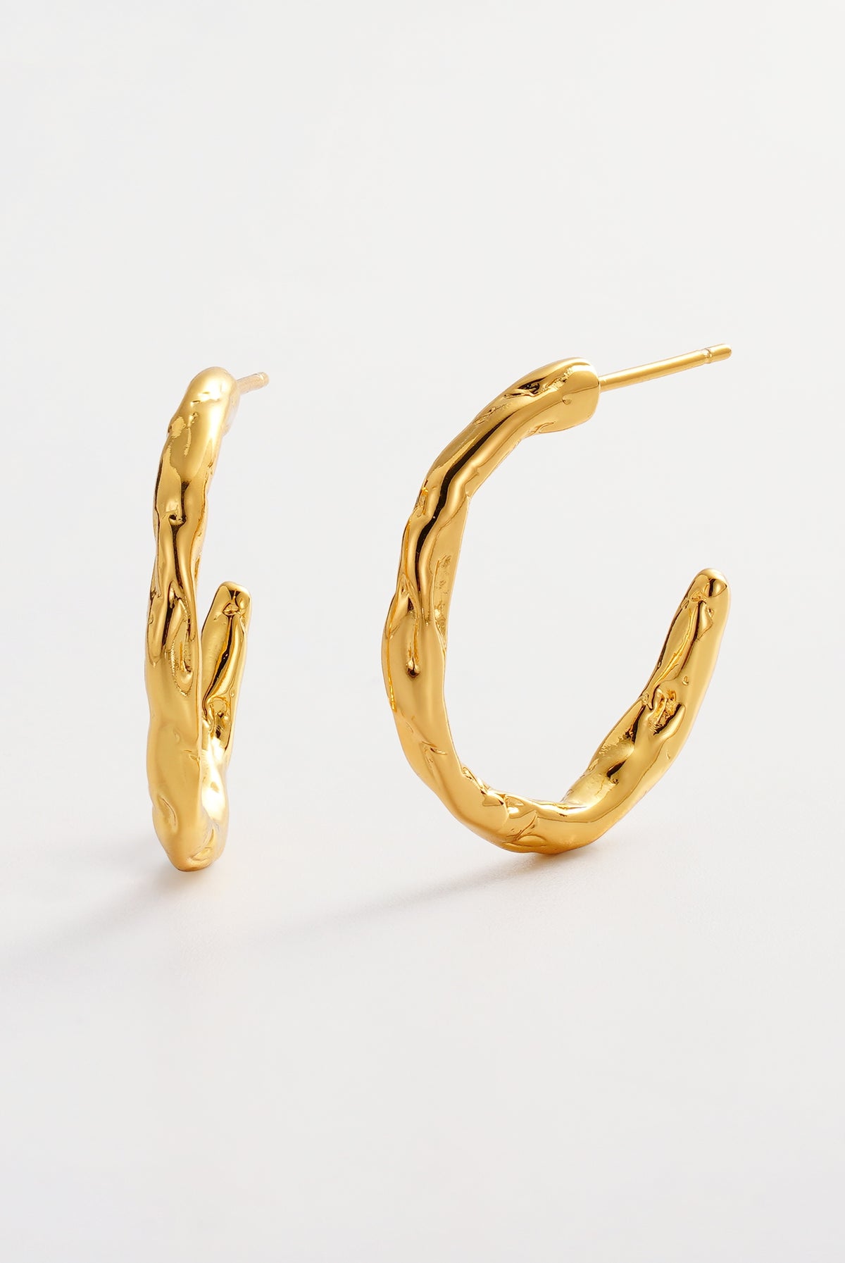 Alessia Hoop Large - Gold