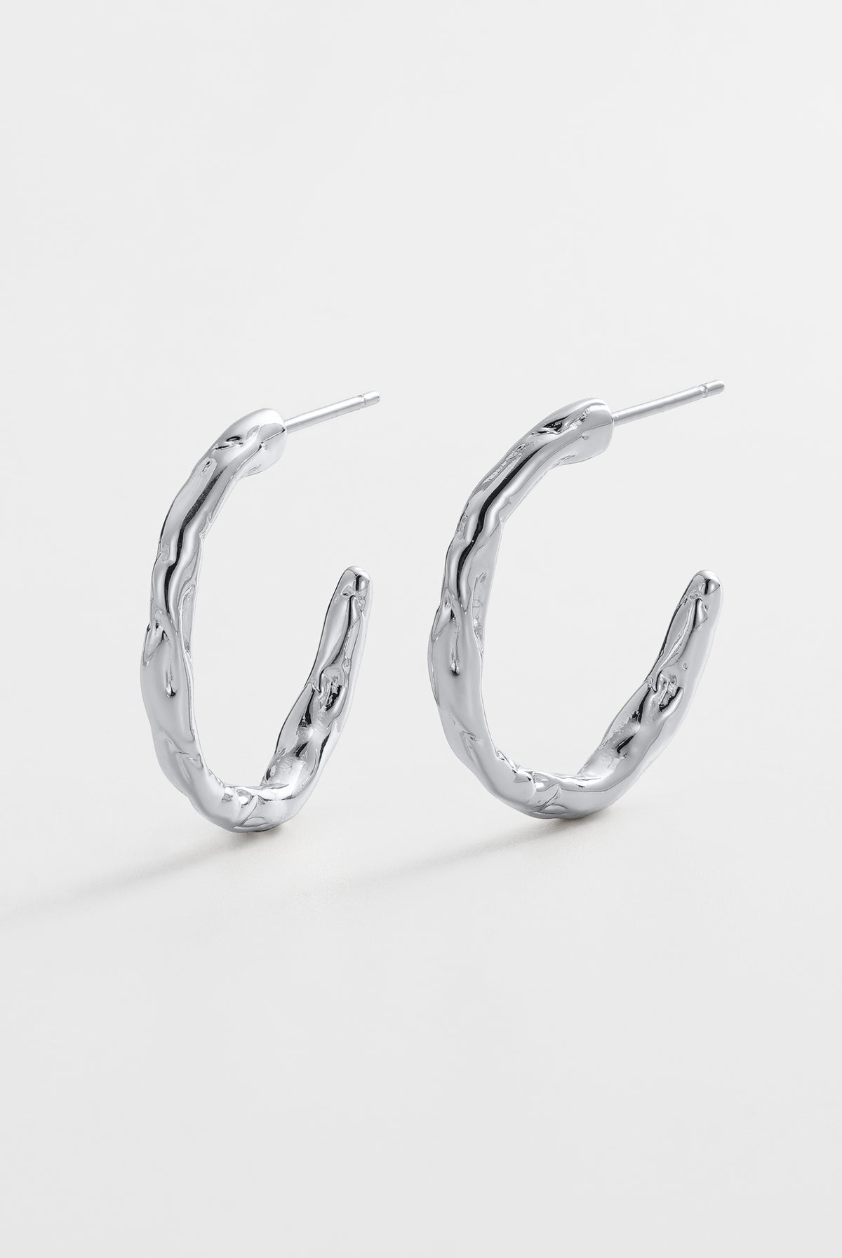 Alessia Hoop Large - Silver