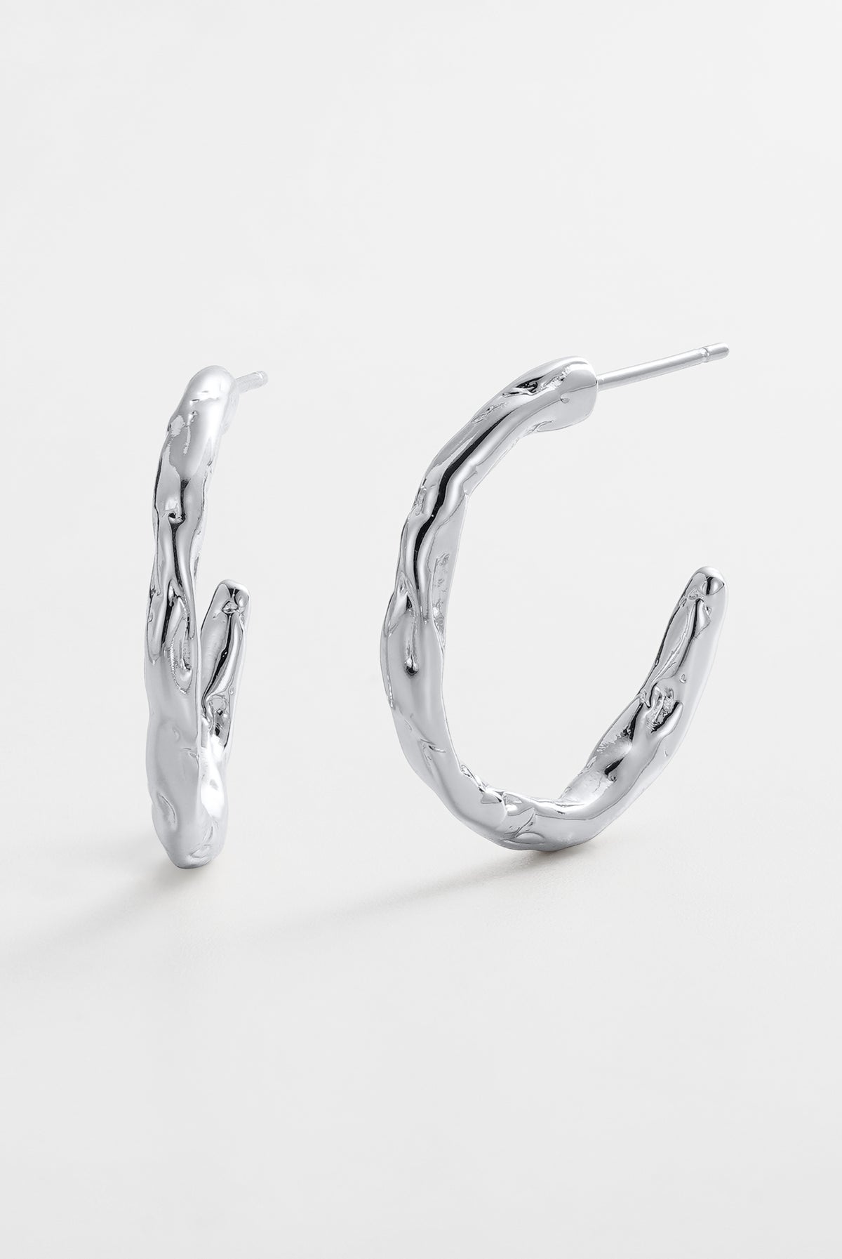 Alessia Hoop Large - Silver