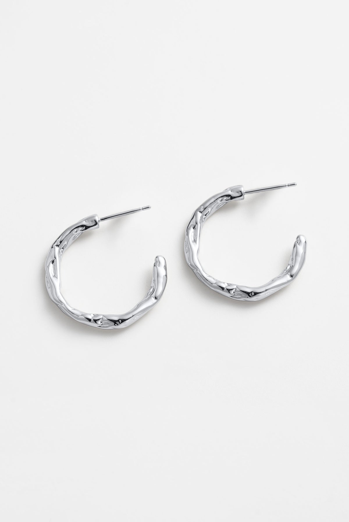 Alessia Hoop Large - Silver