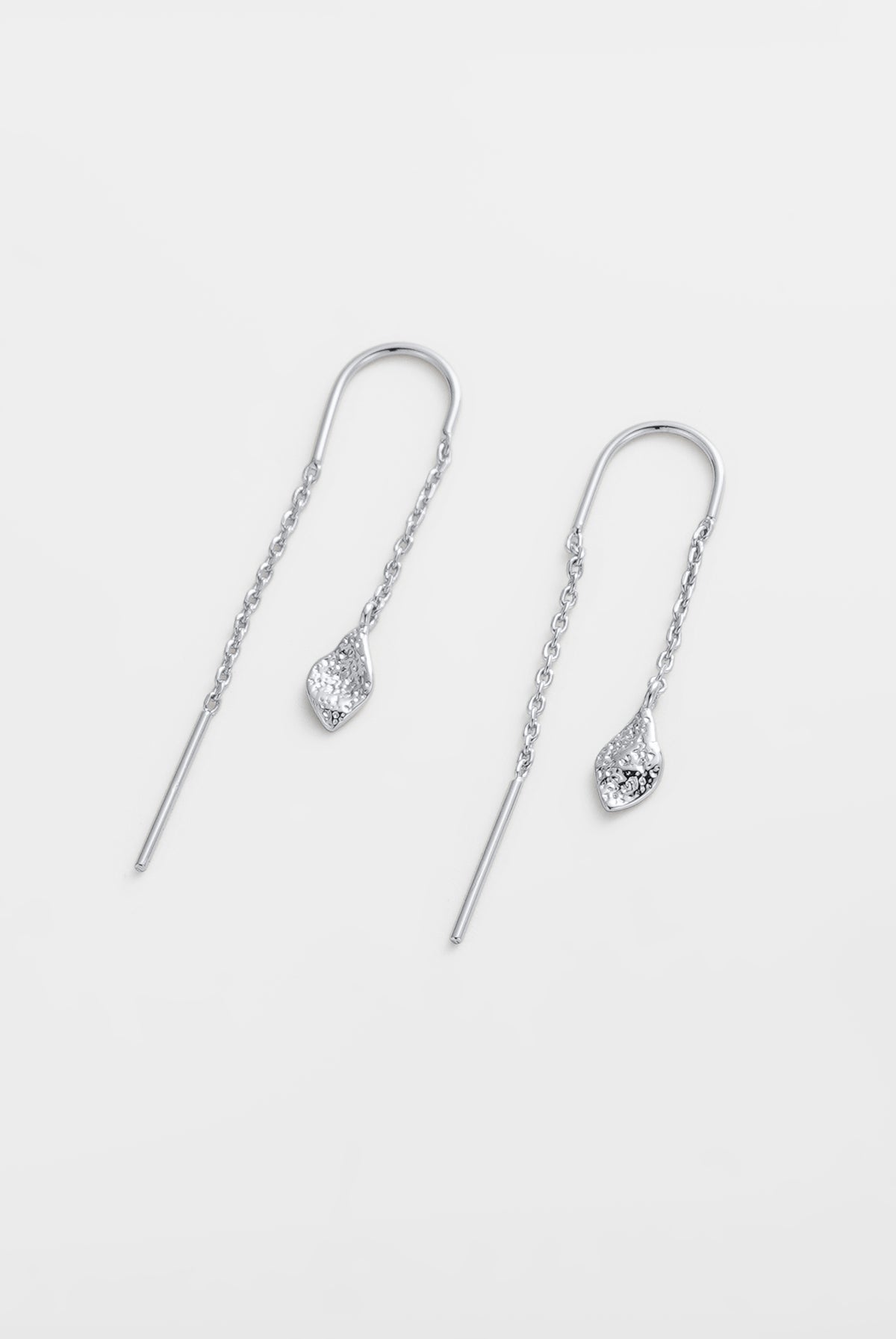 Eden Thread Earring - Silver