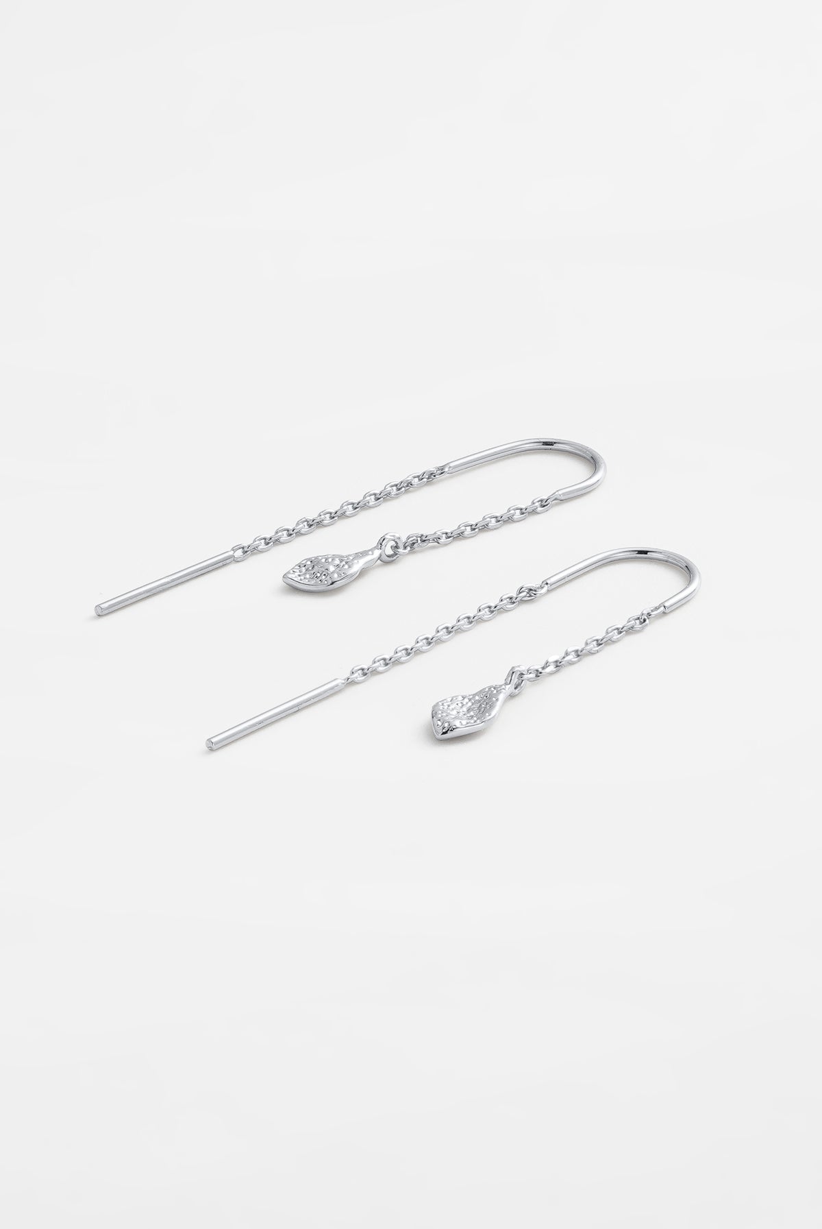 Eden Thread Earring - Silver