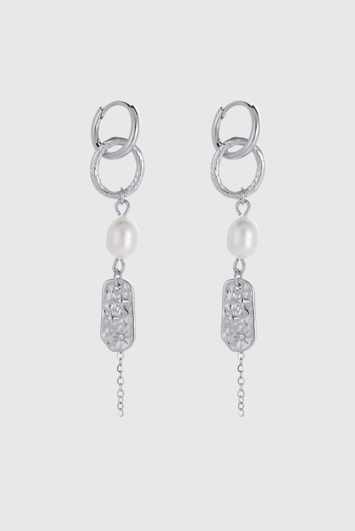 Amara Drop Earring - Silver