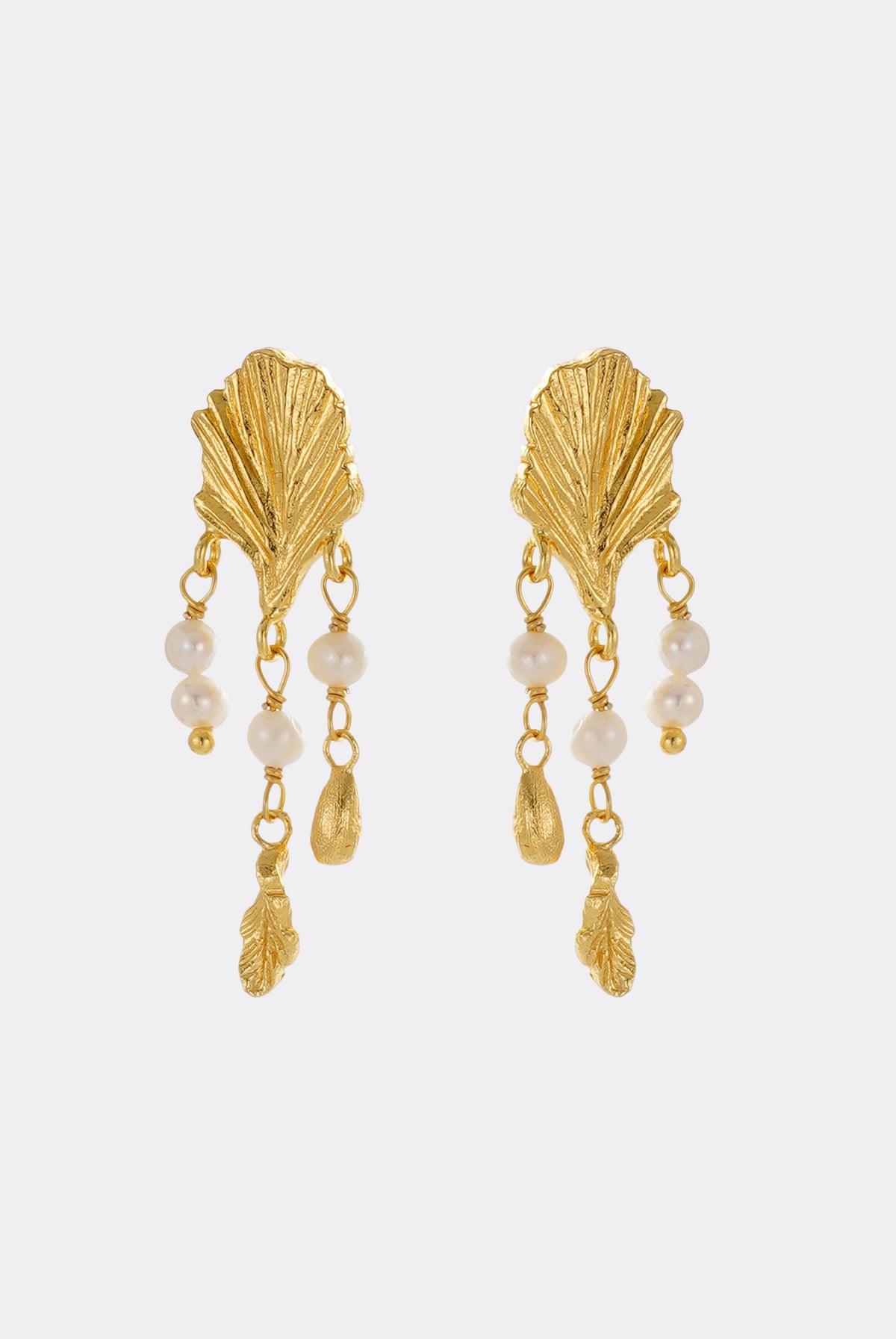 Charlotte Drop Earring - Pearl