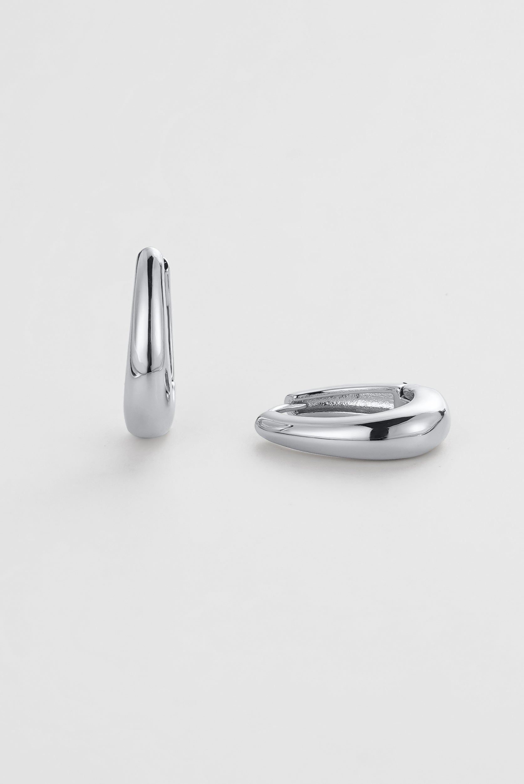 Silver Pia Hoop Medium — Zafino Australia (2 of 3)