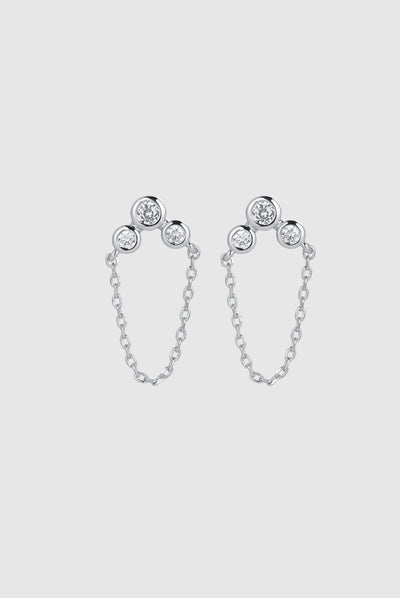 Tia Stud - Silver