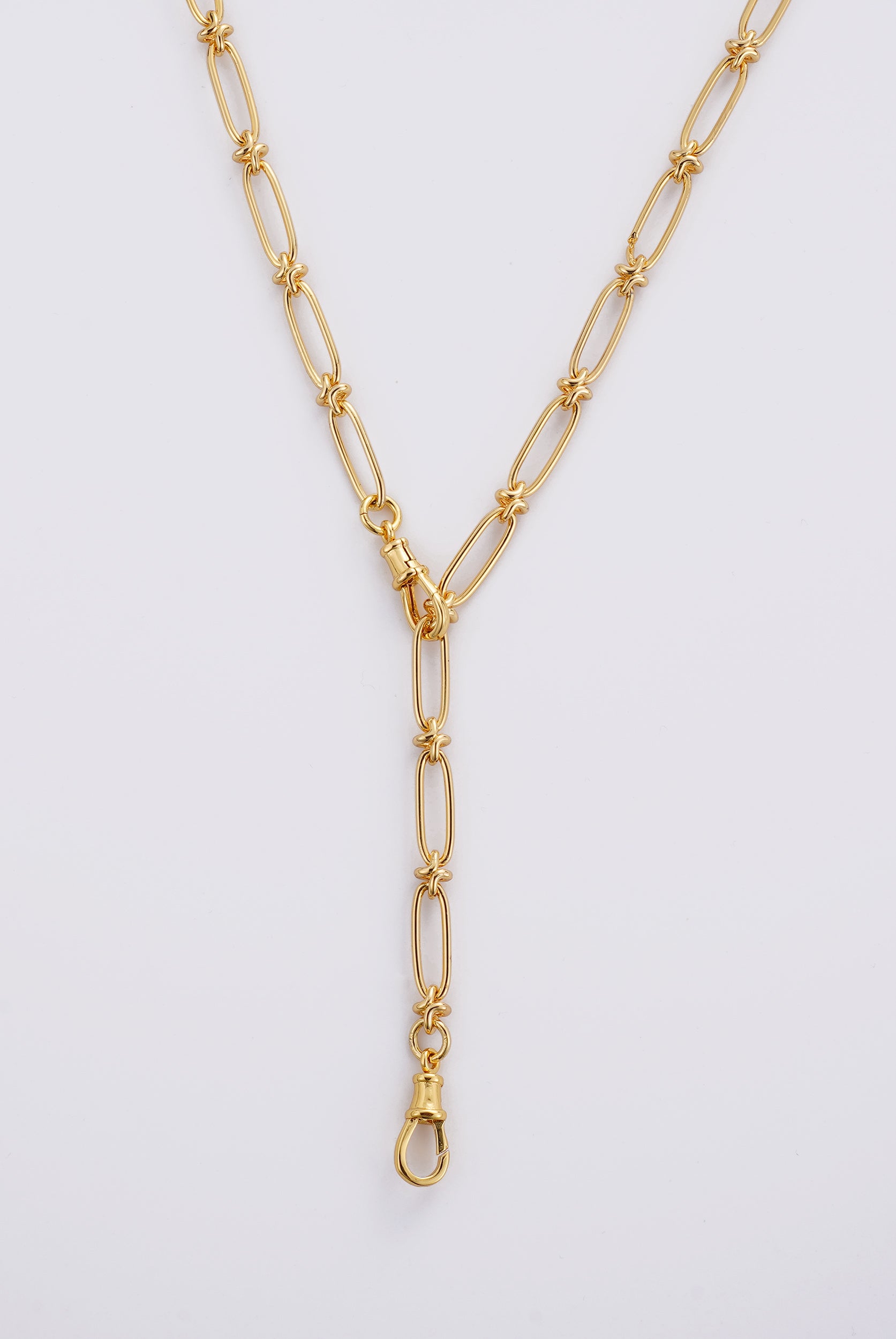 Gold Lucia Fine Necklace — Zafino Australia (2 of 3)
