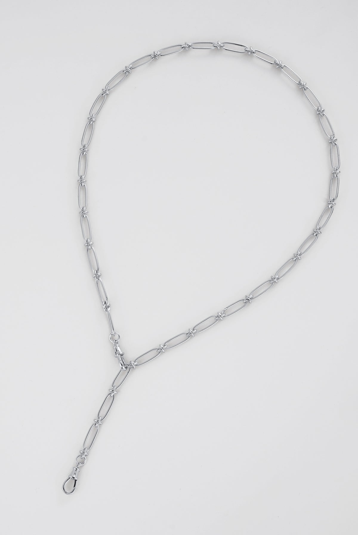 Silver Lucia Fine Necklace — Zafino Australia (2 of 3)