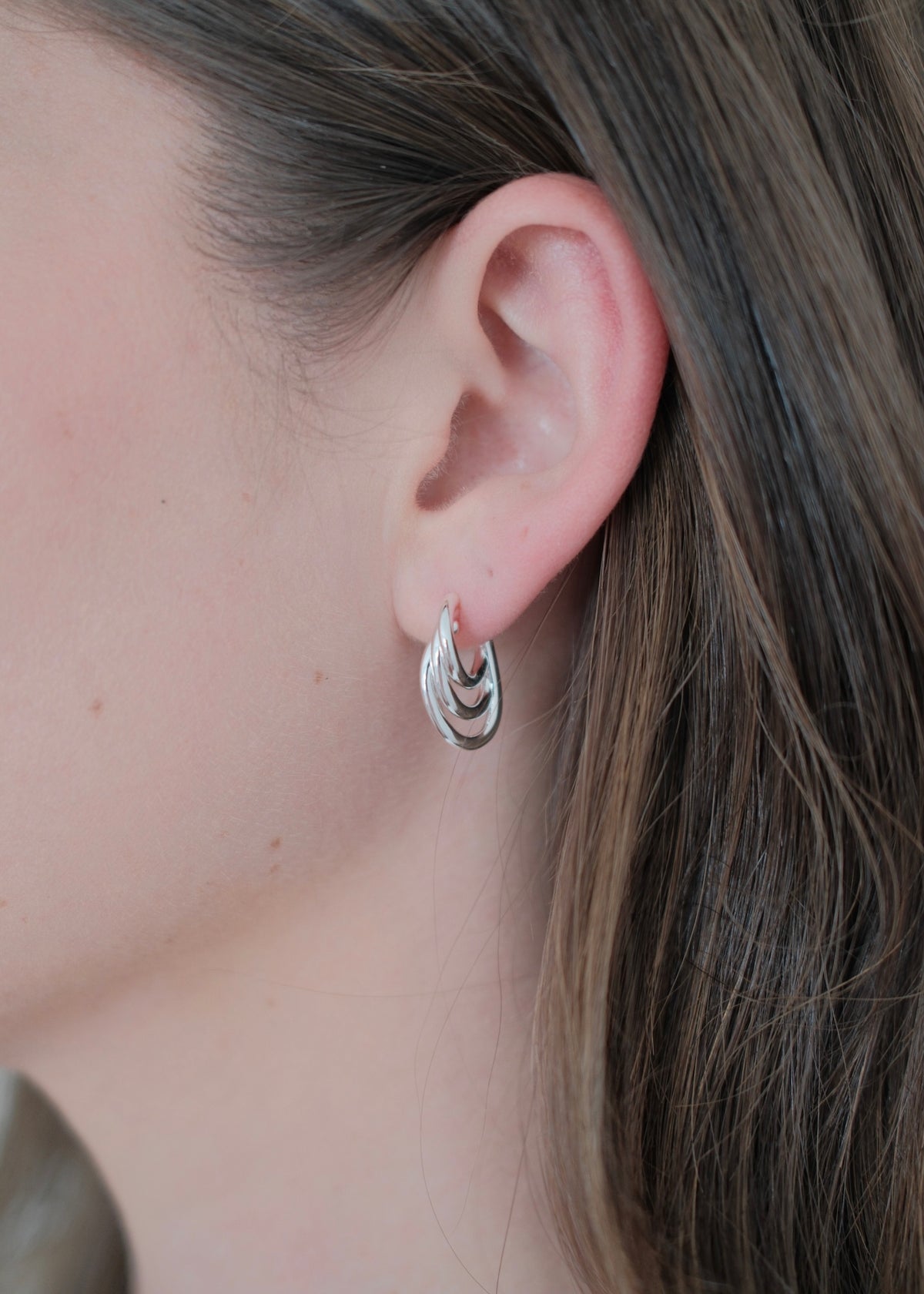 London Hoop - Silver