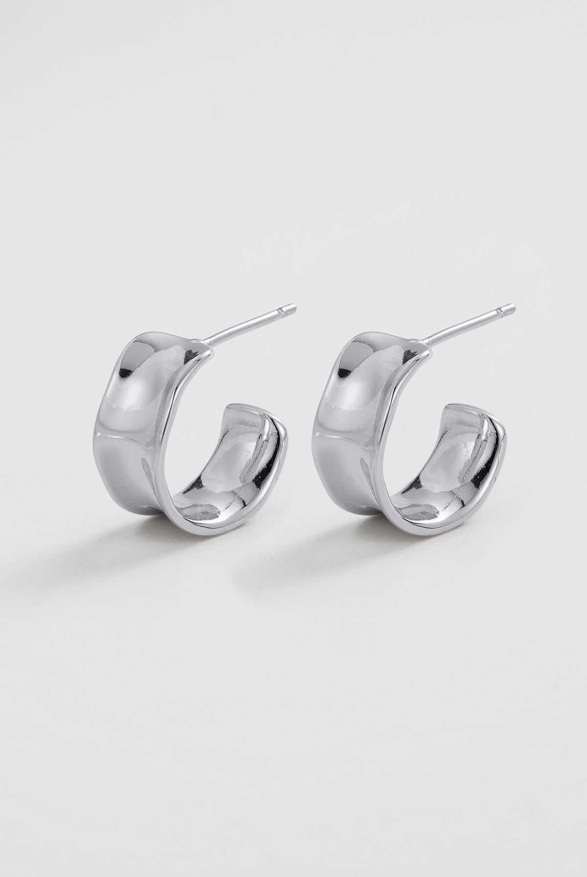 Silver Nina Hoop — Zafino Australia (1 of 4)