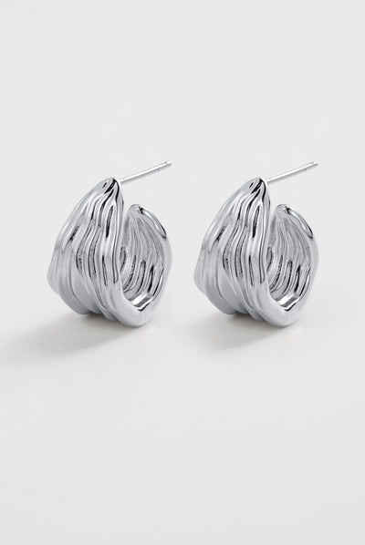 Lexi Hoop Large - Silver