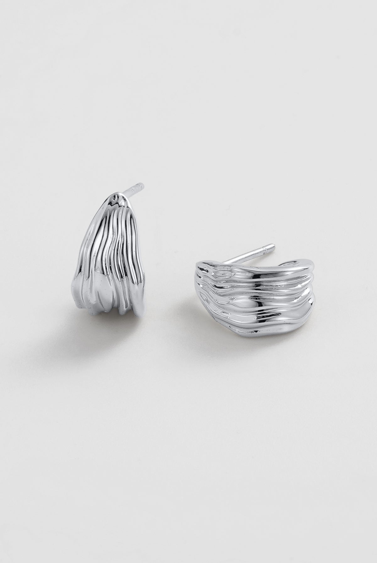 Silver Lexi Hoop Small — Zafino Australia (3 of 4)