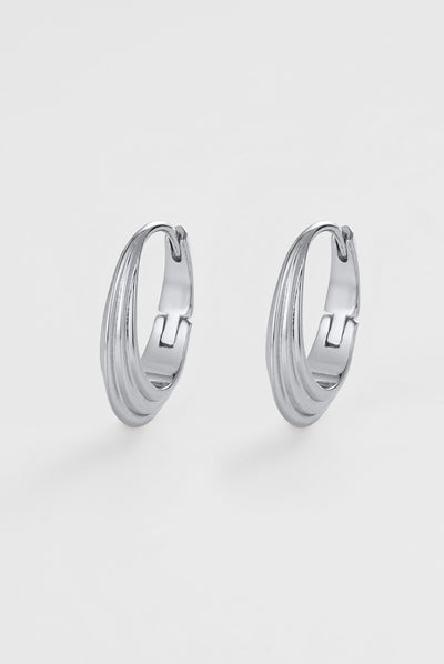 Marley Hoop Medium - Silver