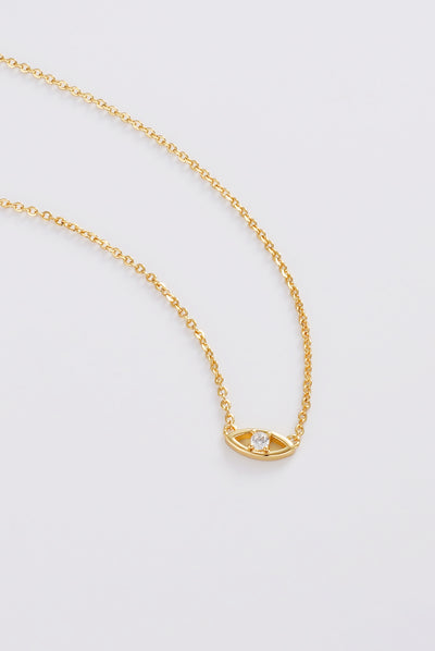 Evil Eye Necklace - Gold