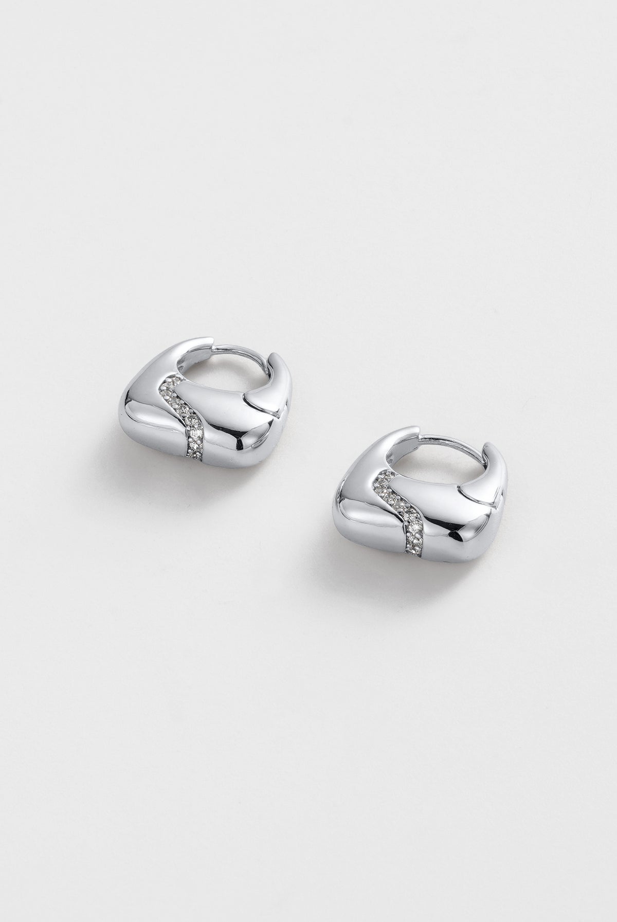Silver Demi Hoop — Zafino Australia (3 of 4)