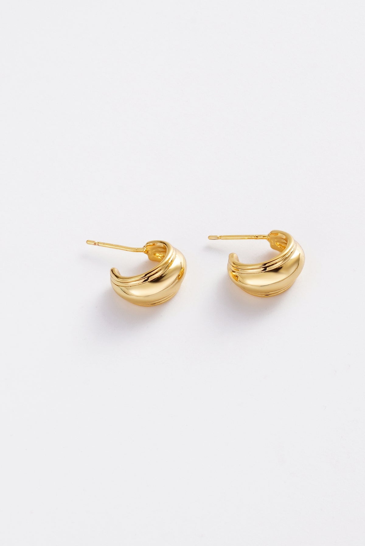 Gold Vicky Hoop — Zafino Australia (4 of 4)