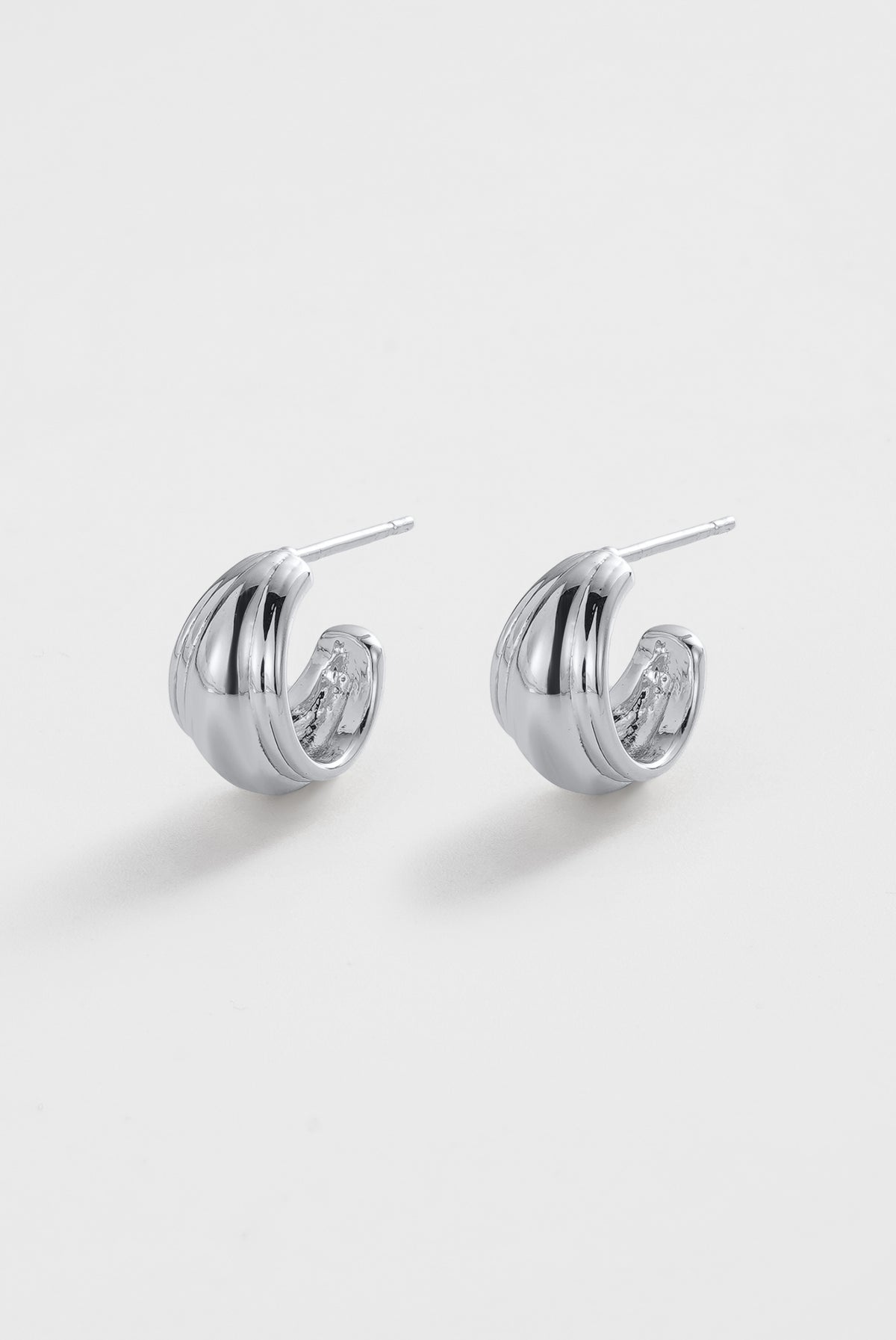 Silver Vicky Hoop — Zafino Australia (1 of 4)