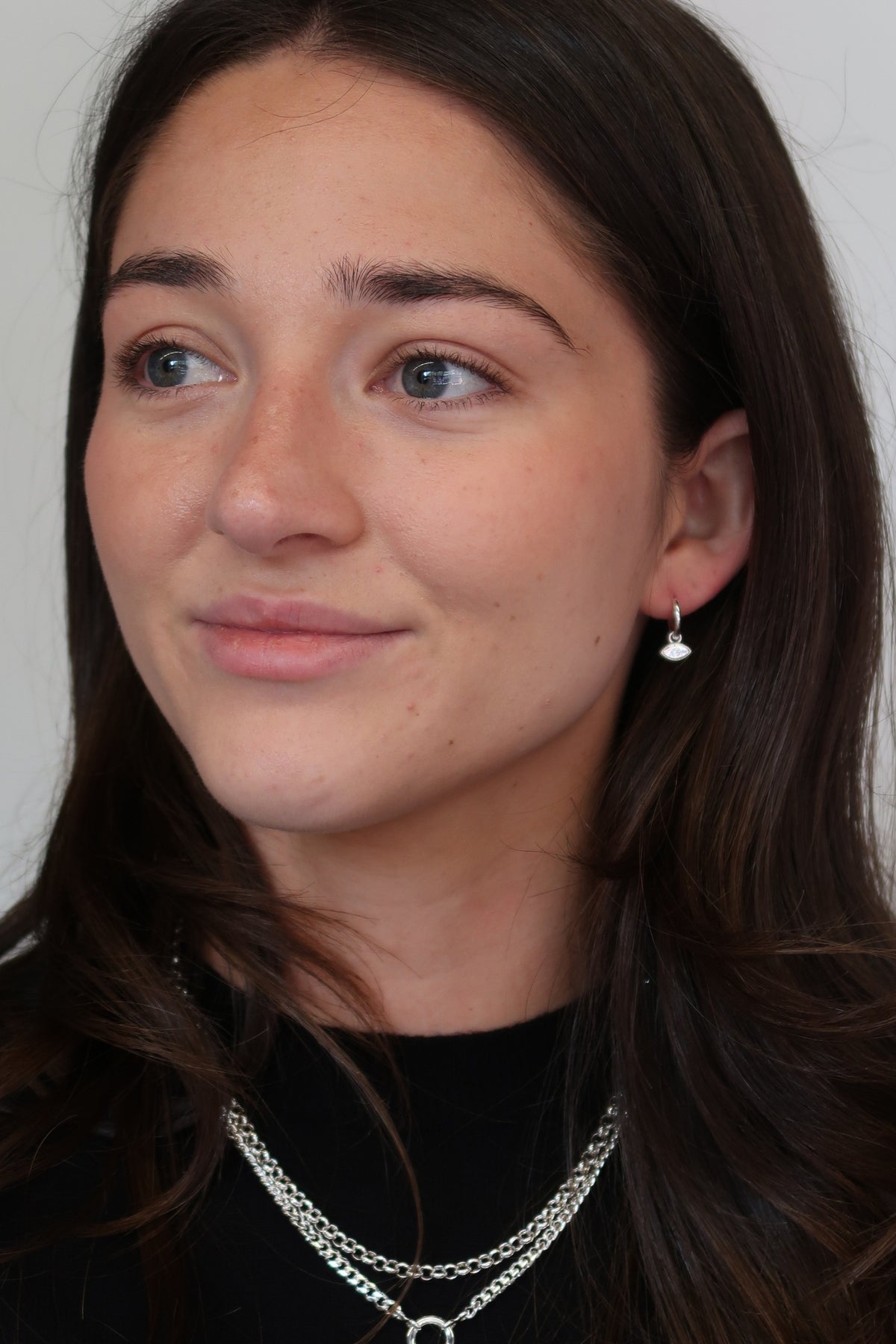 Silver Evil Eye Earring — Zafino Australia (4 of 4)