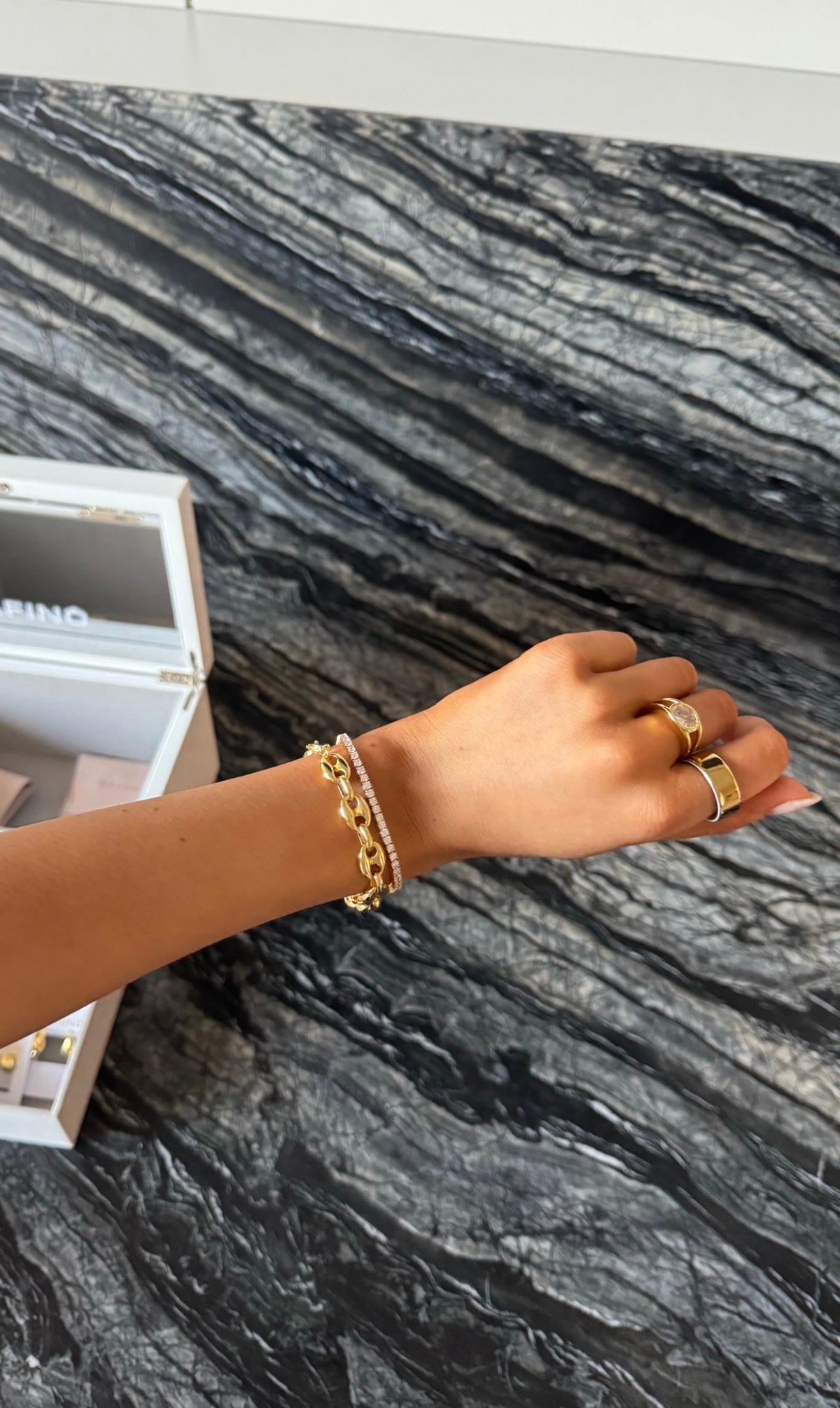Dani & Blake Bracelet Stack - Silver