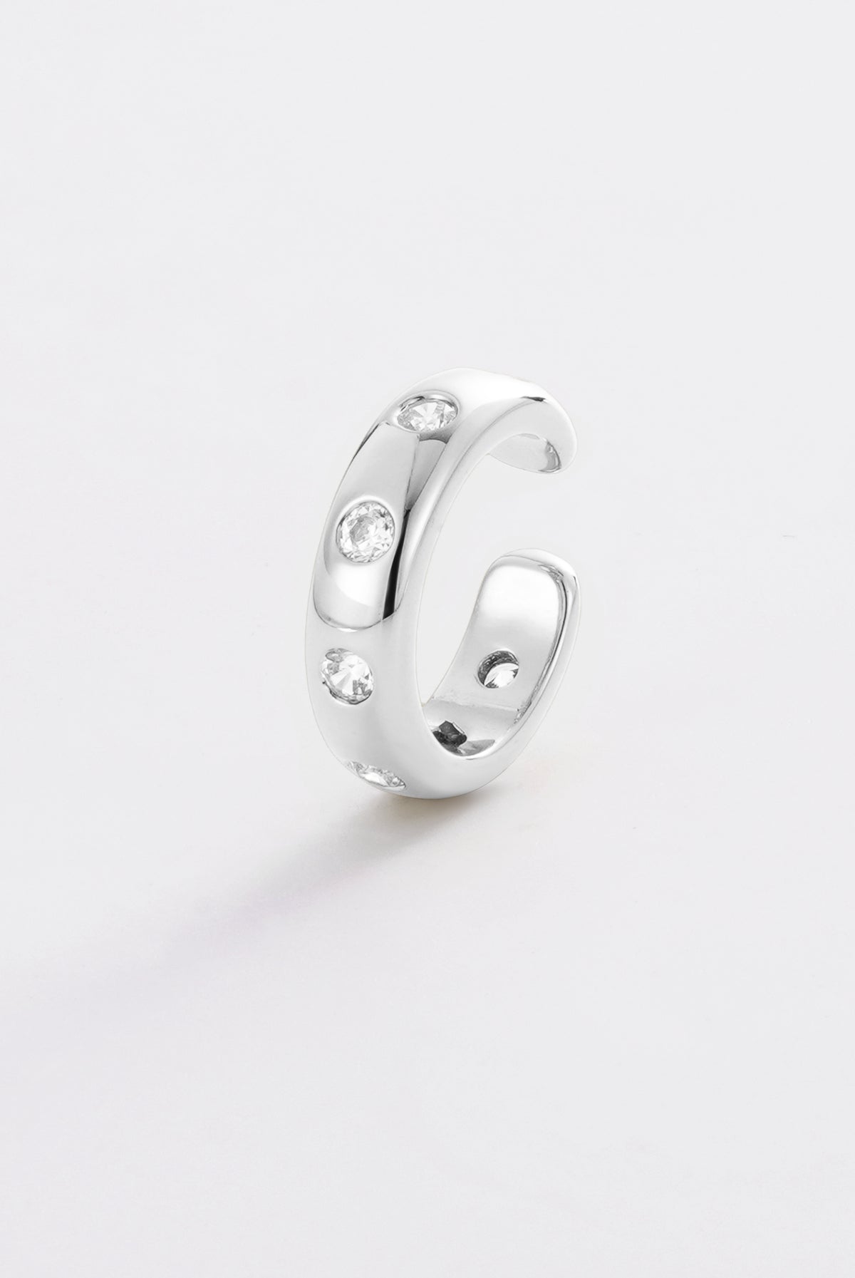 Serena & Zoe Earring with Rhi Ear Cuff - Silver