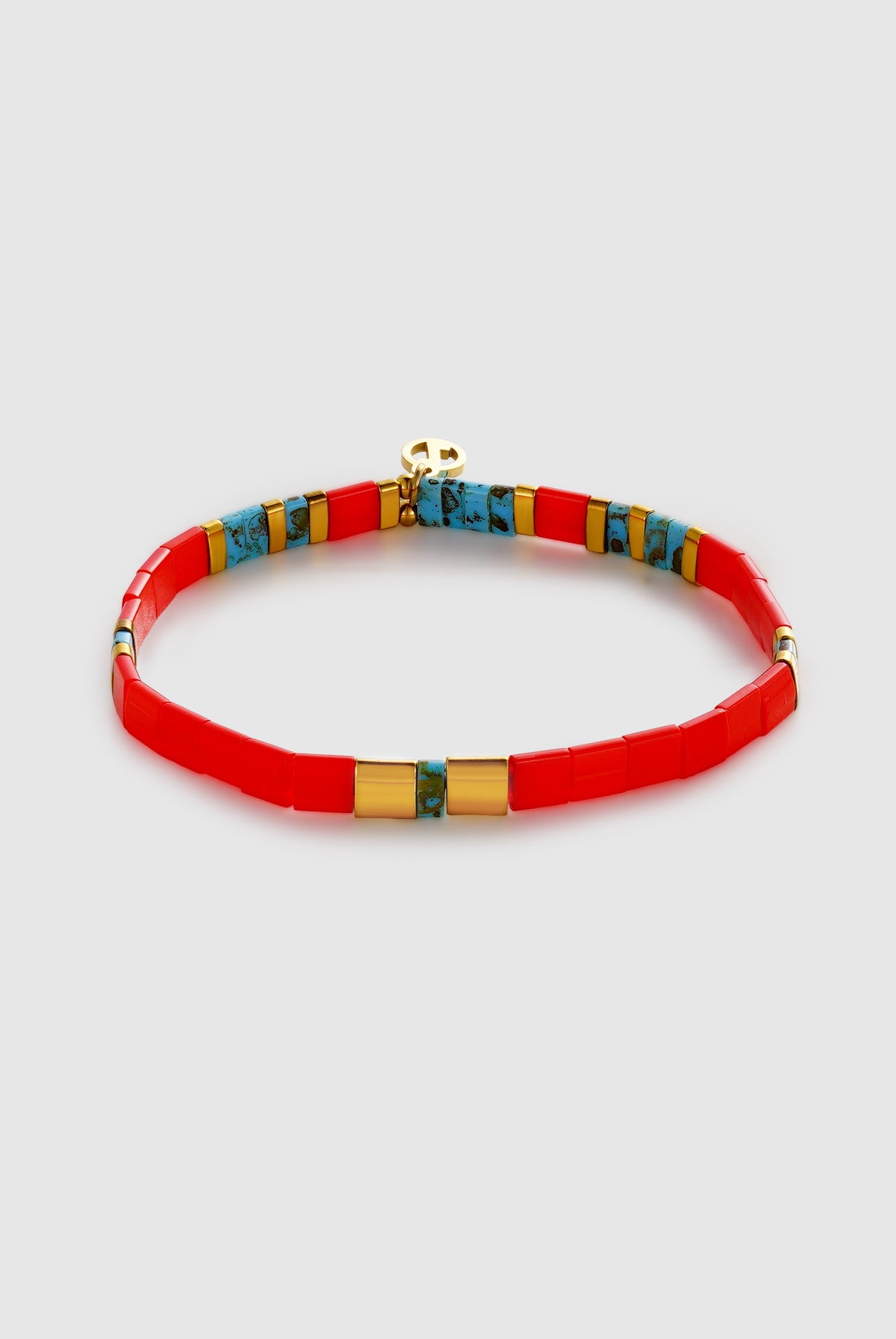 Tile Bracelet - Coral
