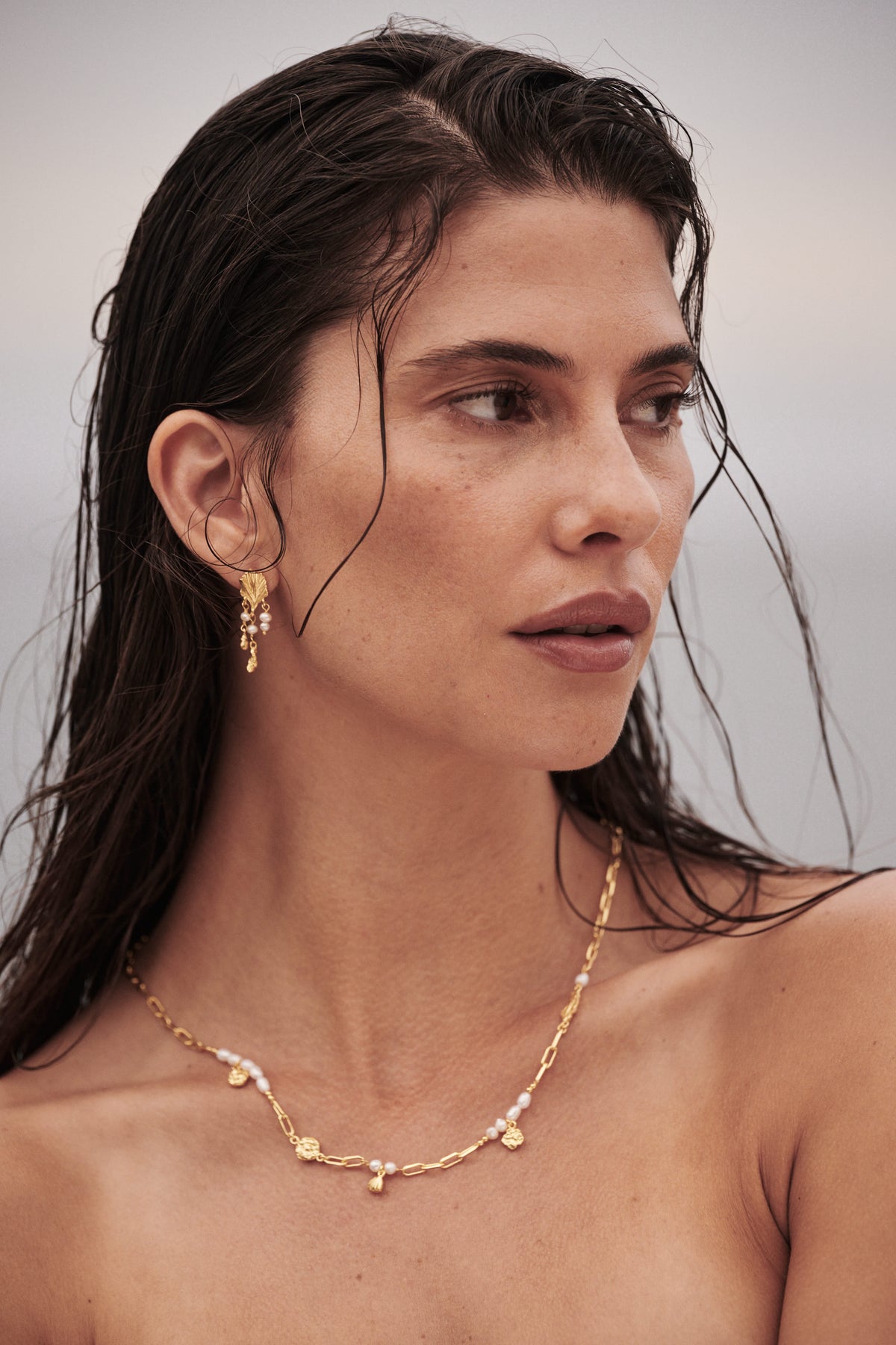 Charlotte Necklace - Pearl