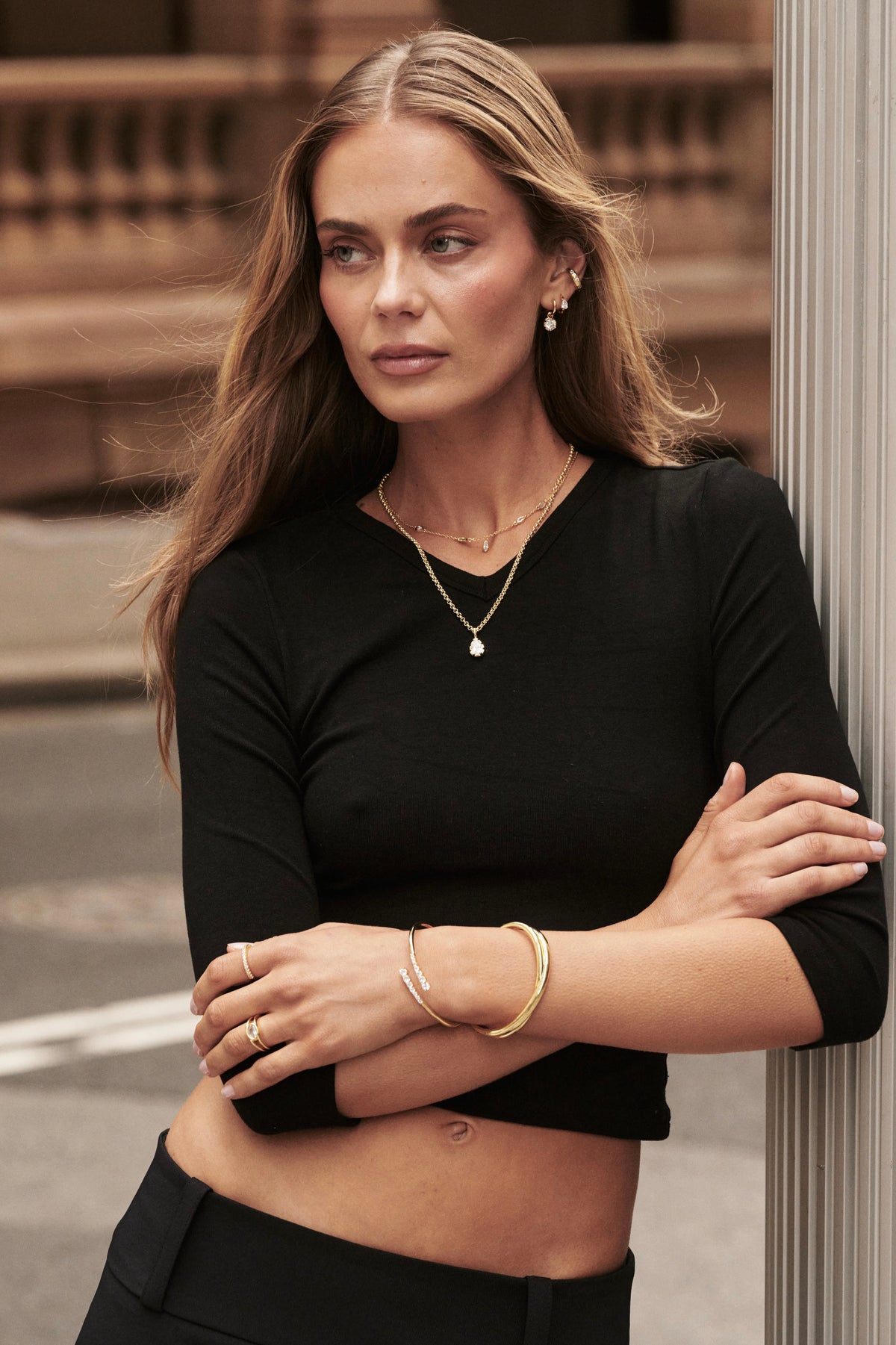 Serena, Esther & Rhi Earring Stack - Gold