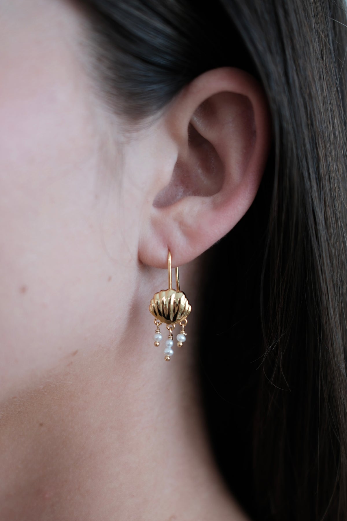 Goldie Hook Earring - Gold