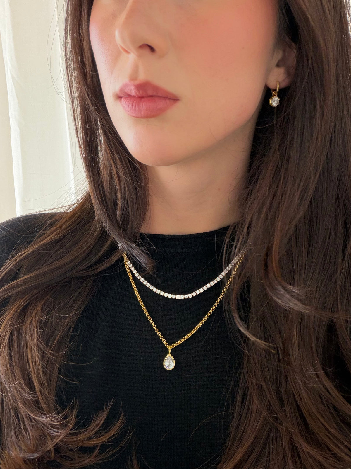 Esther & Dani Necklace Duo - Silver