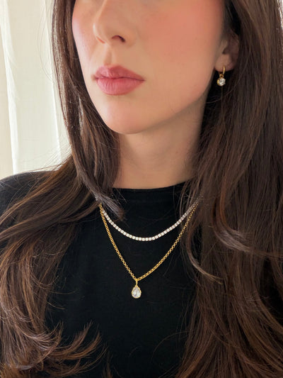 Esther & Dani Necklace Stack - Silver