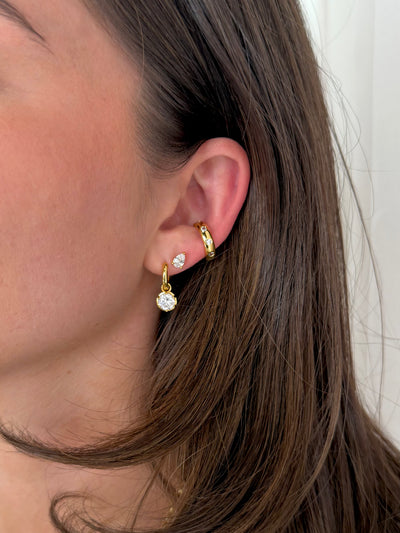 Serena, Esther Stud + Rhi Ear Cuff - Gold