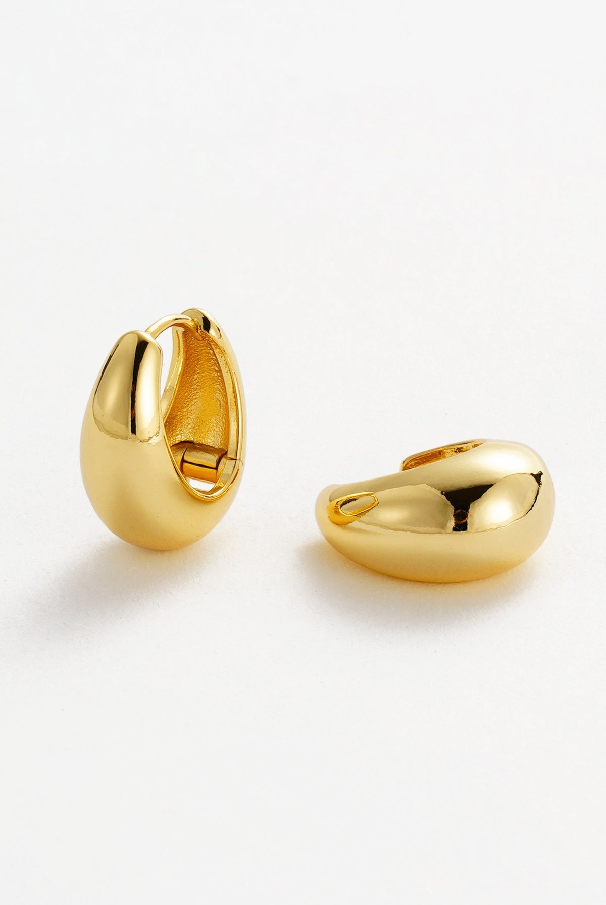 Gold Steph Hoop Large — Zafino Australia (1 of 5)