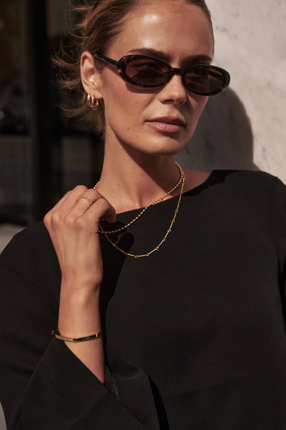 Margot Necklace - Gold