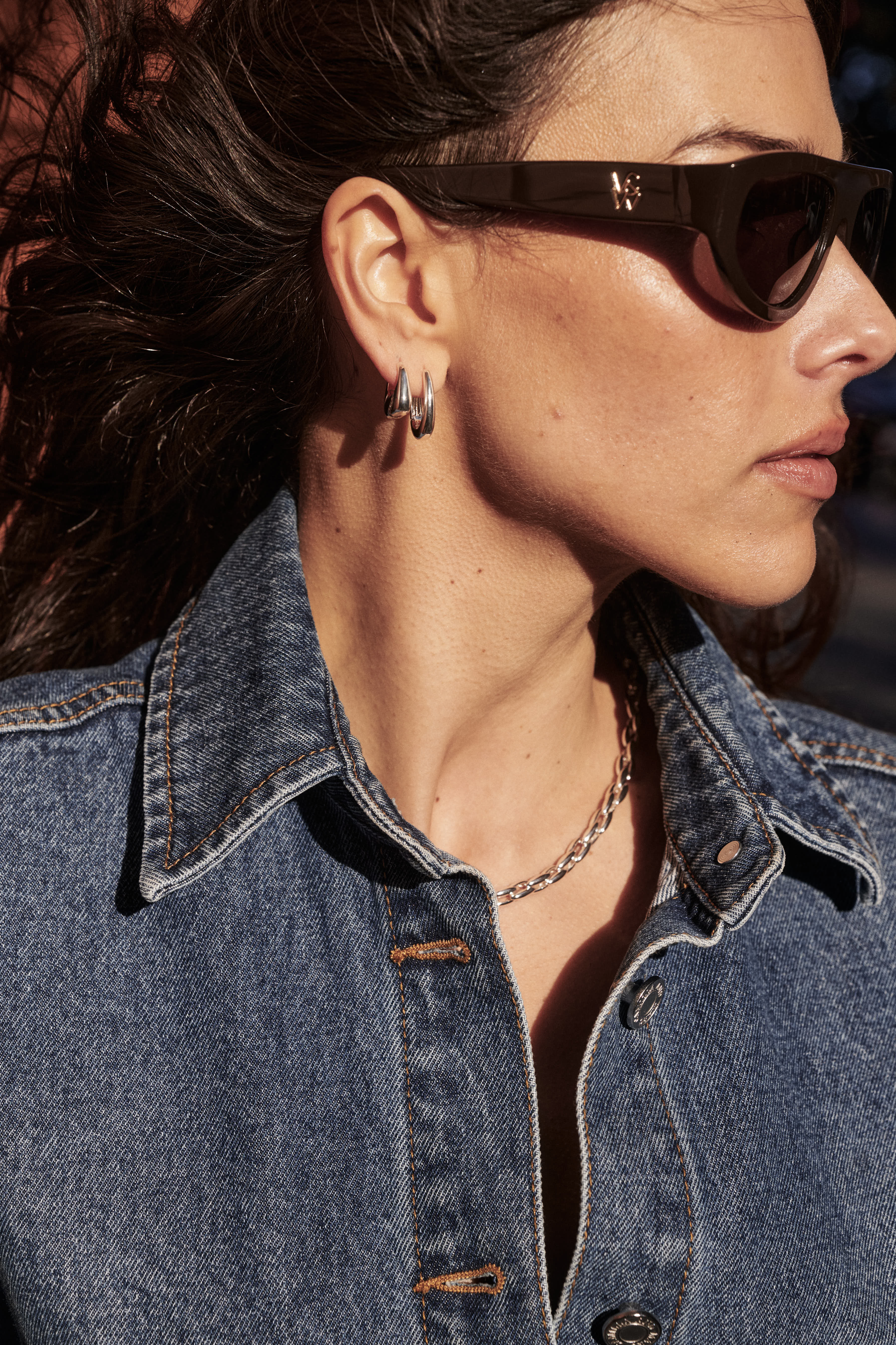 Sarah Fine Necklace - Silver